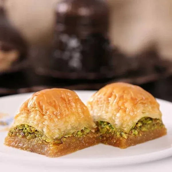 Square Baklava with Pistachio