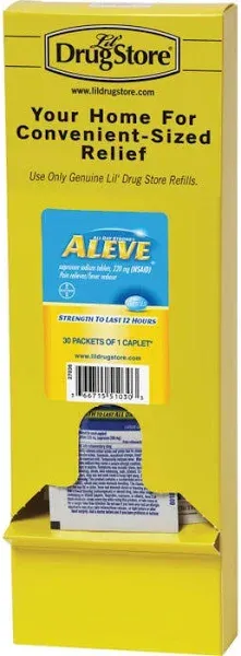Aleve Pain Reliever Tablets Refill Packs