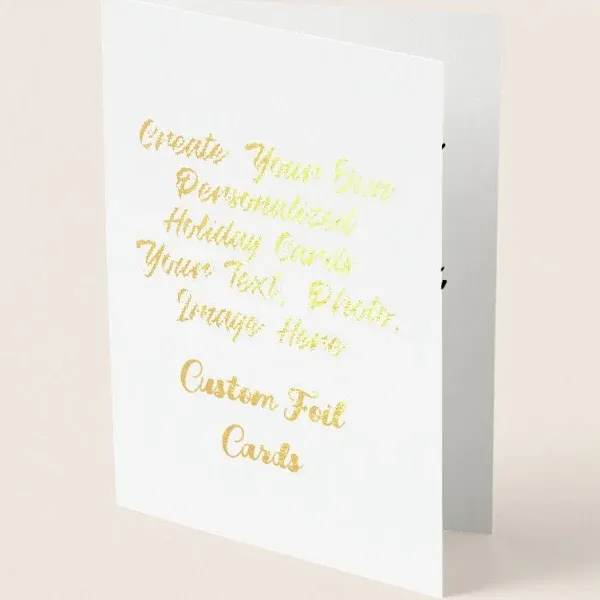 Personalized Custom Foil Cards