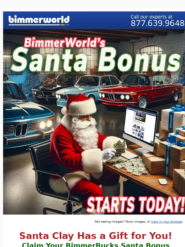 BimmerWorld - ? 'Tis the Season for Giving $$$ Back to Our Customers