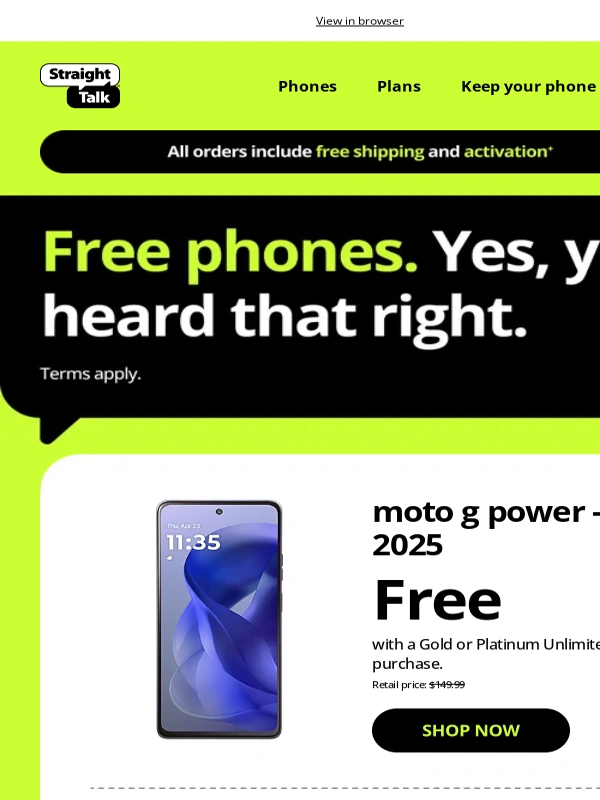 Straight Talk - Choose your free 5G phone ?