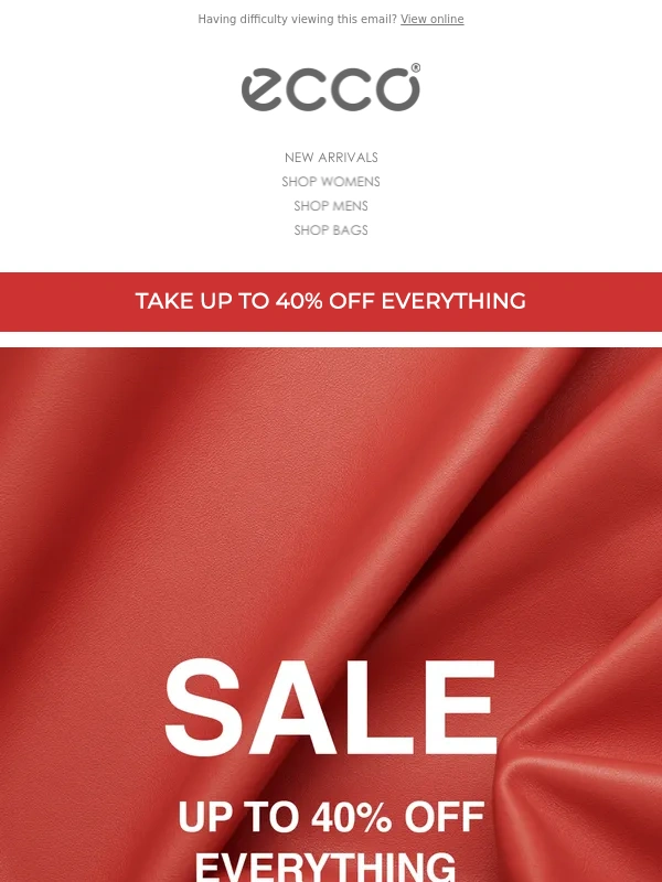 ECCO Shoes - Take Up To 40% Off Everything