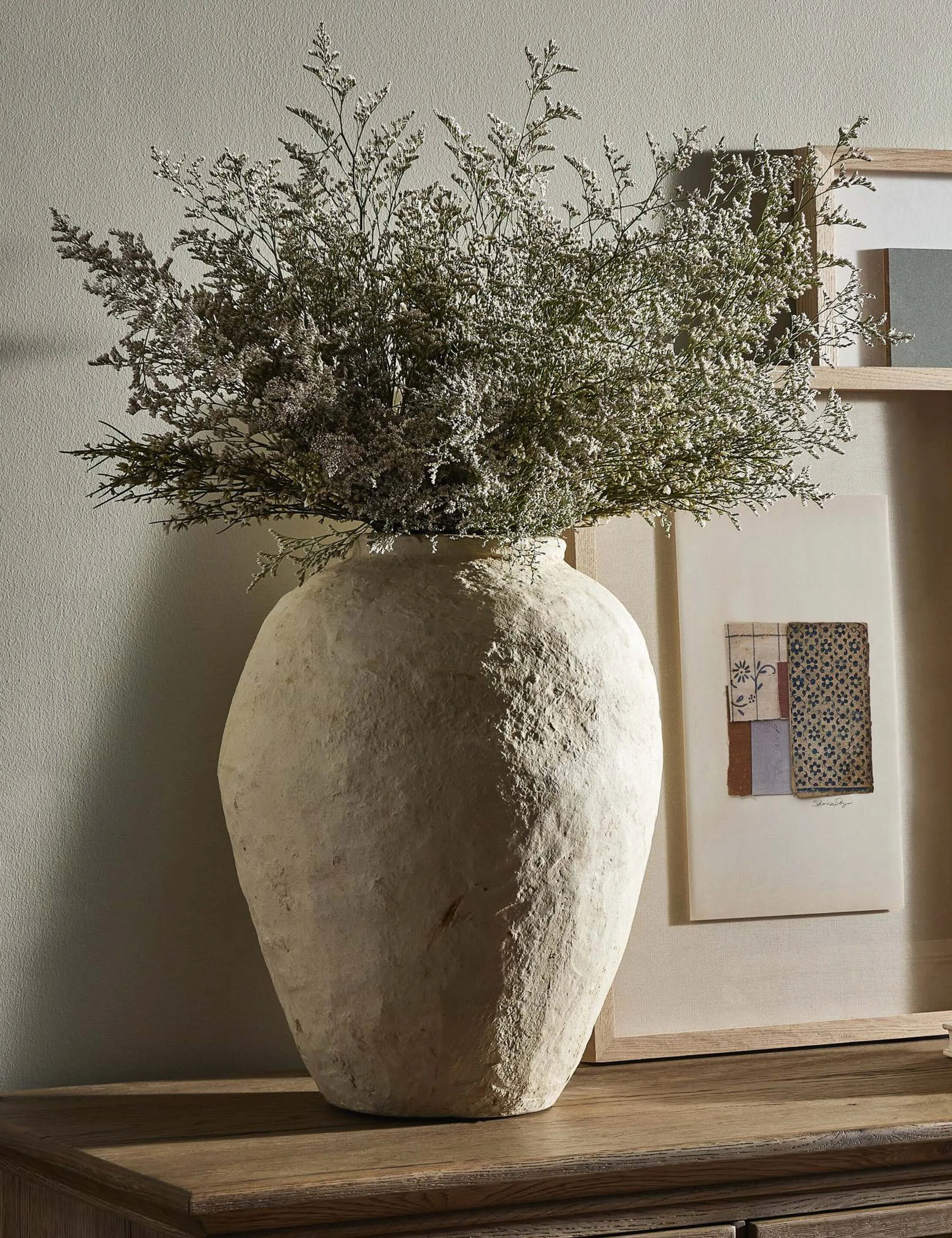 Olivos Paper Mache Decorative Vase by Amber Lewis x Four Hands, Narrow