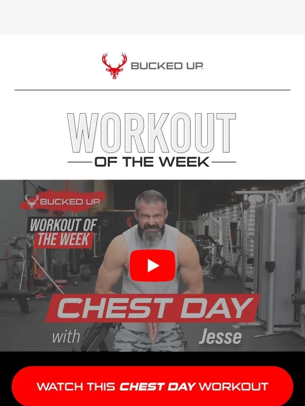Bucked Up - Your next chest day just got 10x better ?