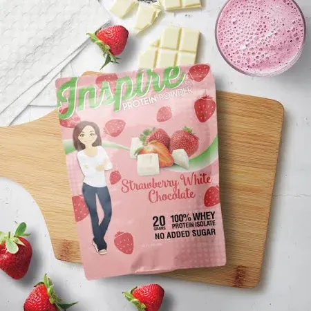 Inspire Strawberry White Chocolate Protein Powder
