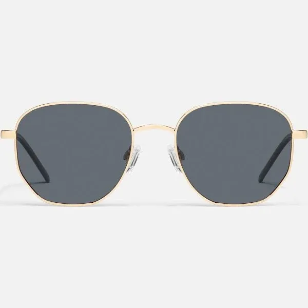 Quay Big Time Women's round metal Sunglasses