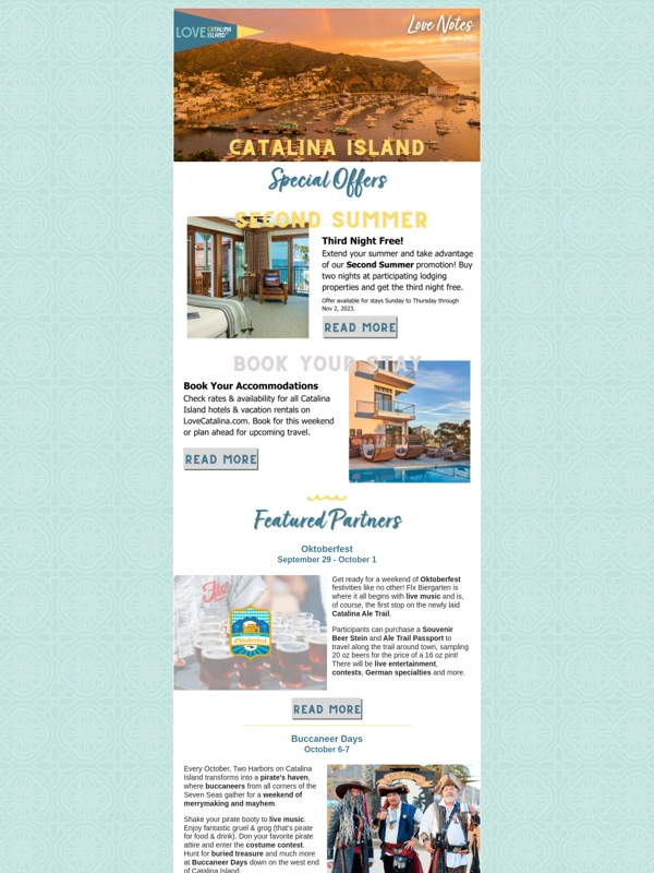 Catalina Island - It's Second Summer on Catalina ?