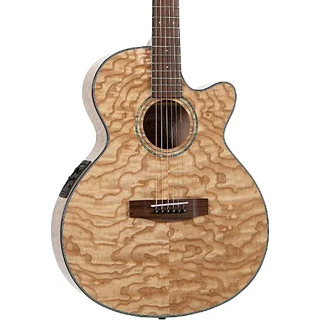 Mitchell MX430QAB Exotic Series Acoustic-Electric Guitar (Quilted Ash Burl Natural or Midnight Black Edge Burst) $349.99 + Free Shipping