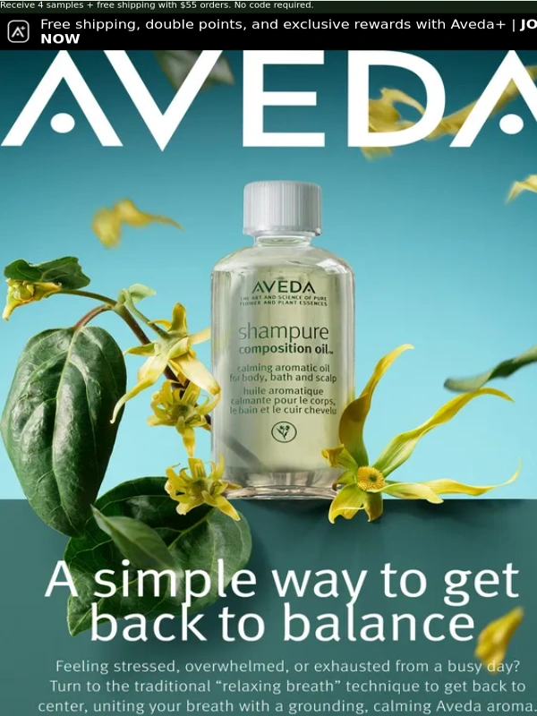 Aveda - Scents that soothe ?‍♀️