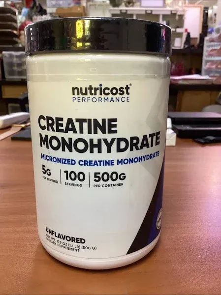 Nutricost Creatine Monohydrate Powder