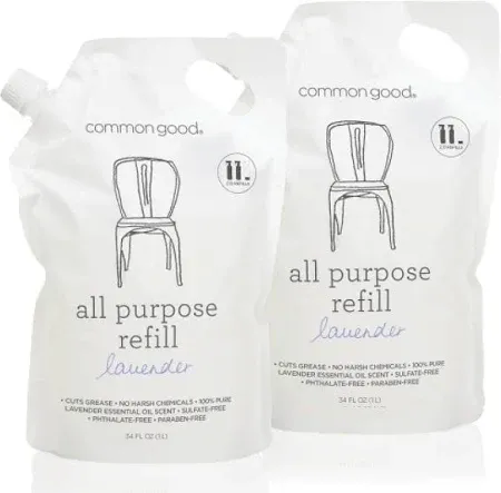 Common Good Lavender Scented All Purpose Cleaner Refill Pouch