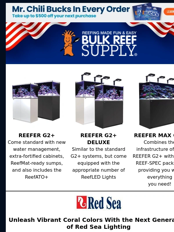 Bulk Reef Supply - It's Not Too Late To Save On Red Sea