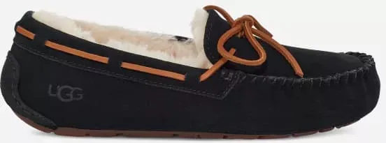 UGG® Women's Dakota Wool-Lined Suede Slipper in Grey/, Size 7