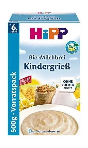 HiPP Organic Semolina Milk Porridge