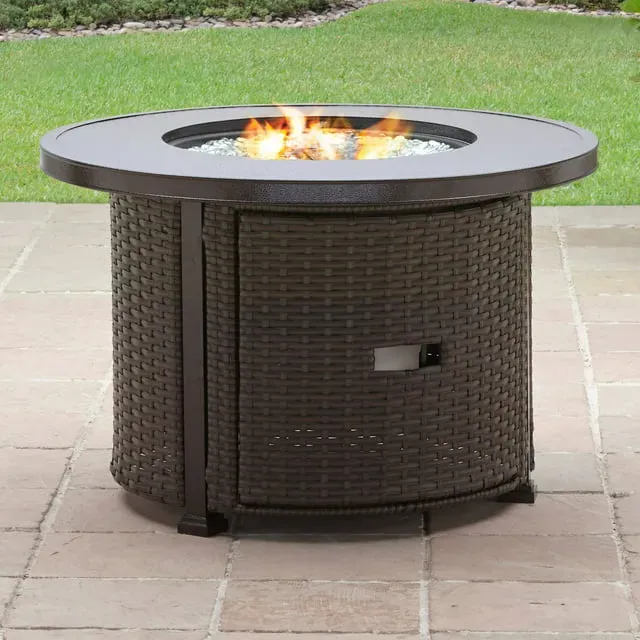 Better Homes & Gardens Colebrooke 37" Round 50,000 BTU Propane Gas Fire Pit Table