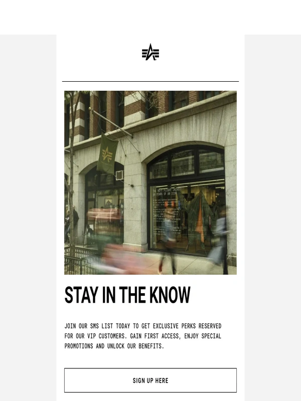 Alpha Industries - FOR OUR FRIENDS & FAMILY ONLY