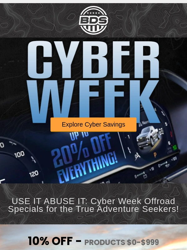 BDS Suspension - It's Cyber Week: Up to 20% Off – Roll into Offroad Savings at BDS Suspension