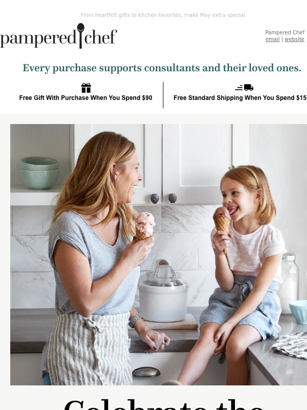 Pampered Chef - Celebrate Mom & All the Sweet Moments