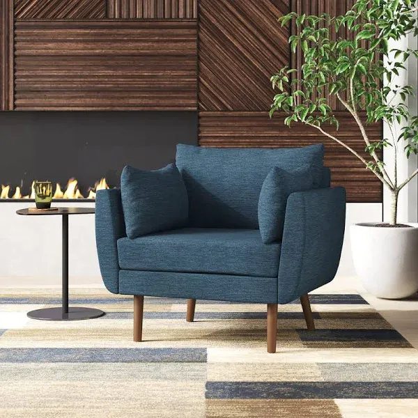 Artemia Upholstered Club Chair Wade Logan Fabric