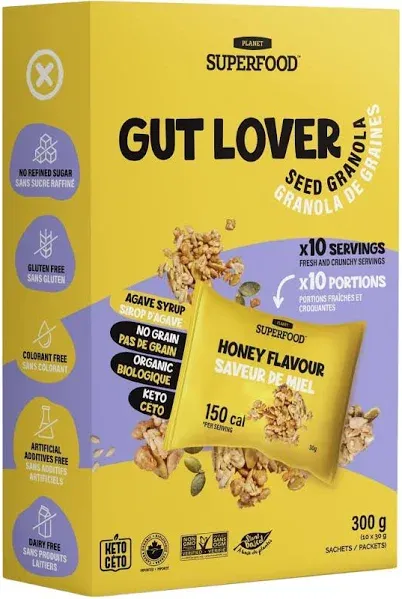 Gut Lover Honey Seed Granola Snack