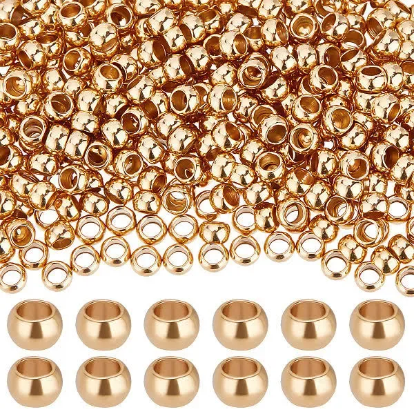 Beebeecraft Gold Crimp Beads