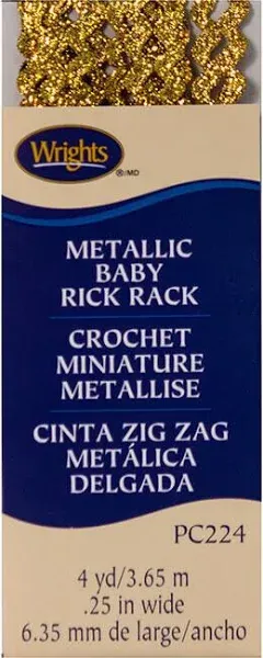 Wrights Baby Metallic Rick Rack