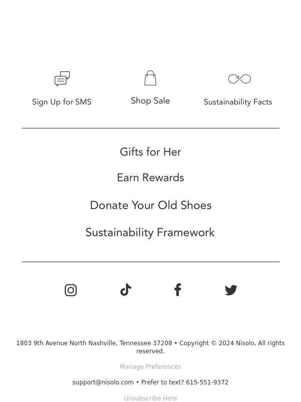 Nisolo - Ends tonight! 30% off Everything