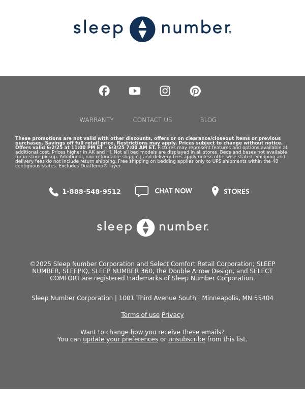 Sleep Number - Tonight Only! Take An Extra 5% Off Sitewide