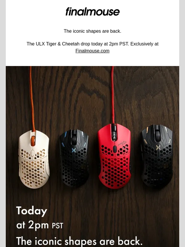 Finalmouse - The iconic shapes are back