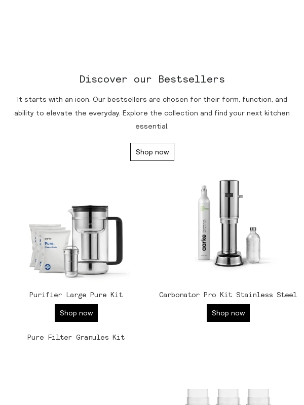 Aarke - Discover our Bestsellers