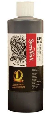 Speedball Super Black India Ink