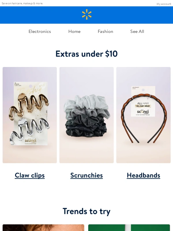 Walmart - Hot on social: beauty from $5