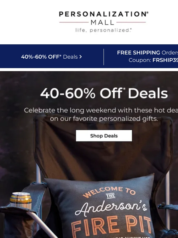 Personalization Mall - A Week To Remember,A Sale To Celebrate!