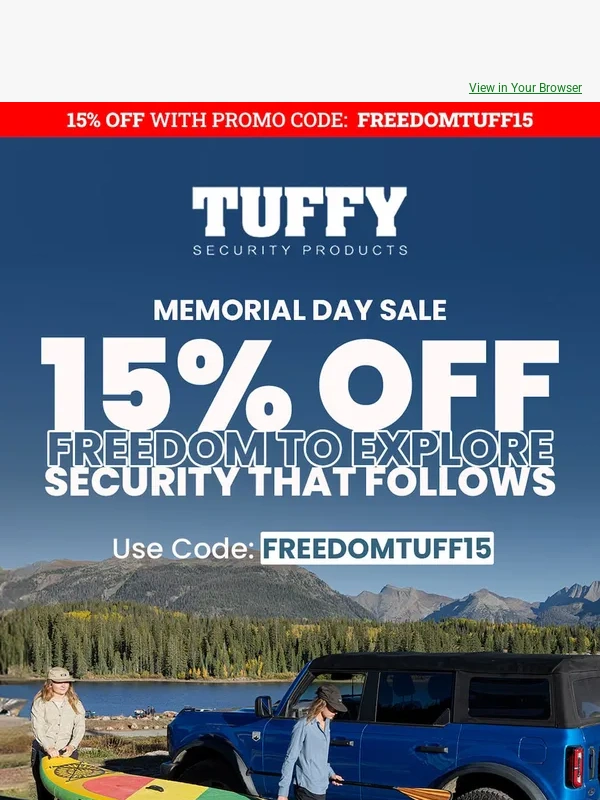 Bestop - Lock It Down. Save 15% This Memorial Day