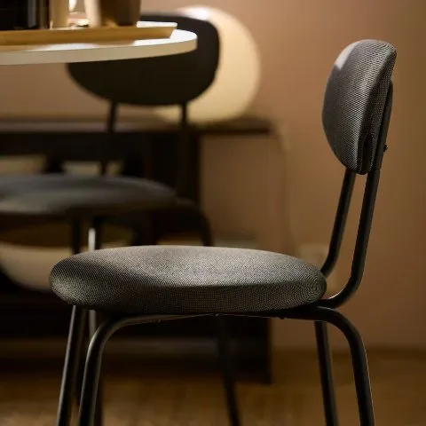 Ikea OSTANO Chair, black Remmarn/dark gray
