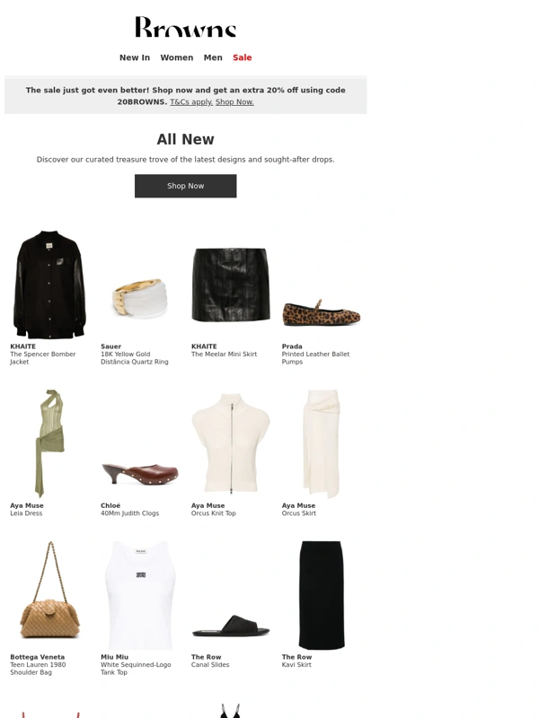 Browns Fashion - This week's new arrivals