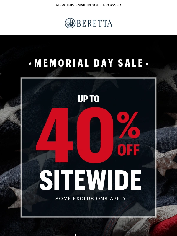Beretta USA - Stars,Stripes & Serious Savings ??