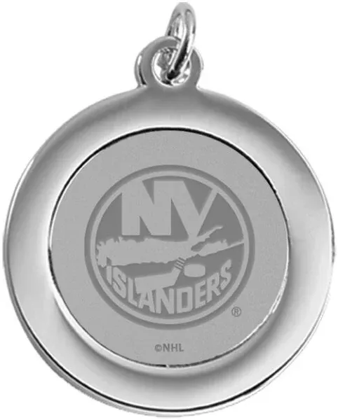 New York Islanders Silver Pendant