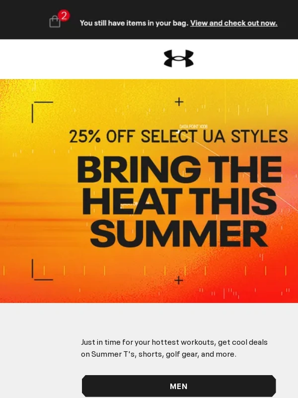 Under Armour - Starting now: 25% off select UA styles