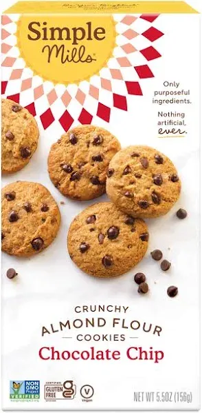 Simple Mills Crunchy Chocolate Chip Cookies