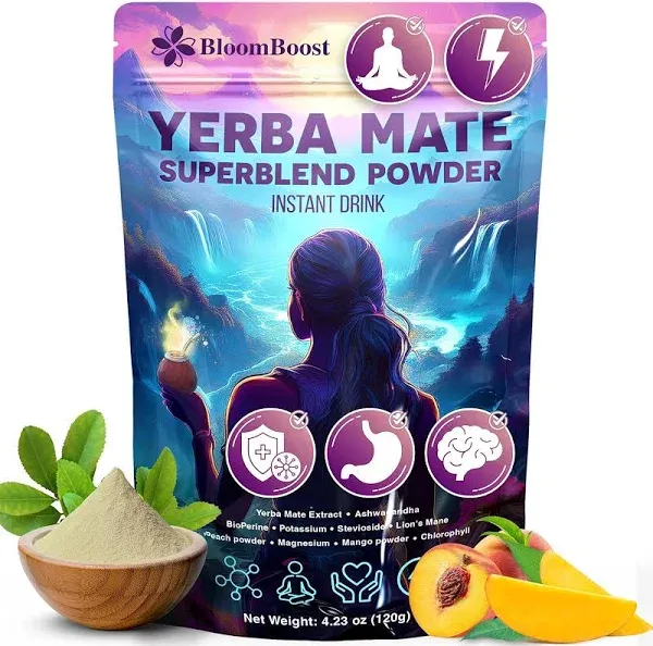 Bloomboost Yerba Mate Instant Tea Powder