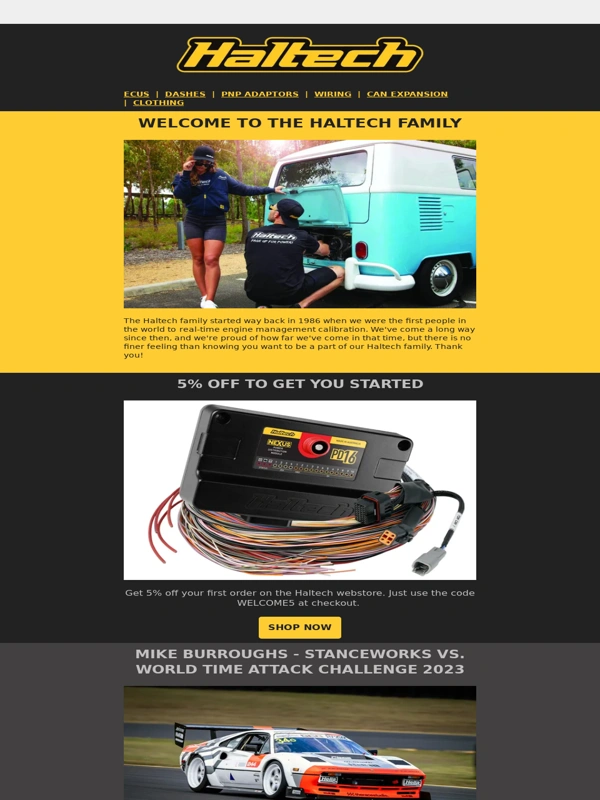 Haltech - Welcome to the Haltech Family ?