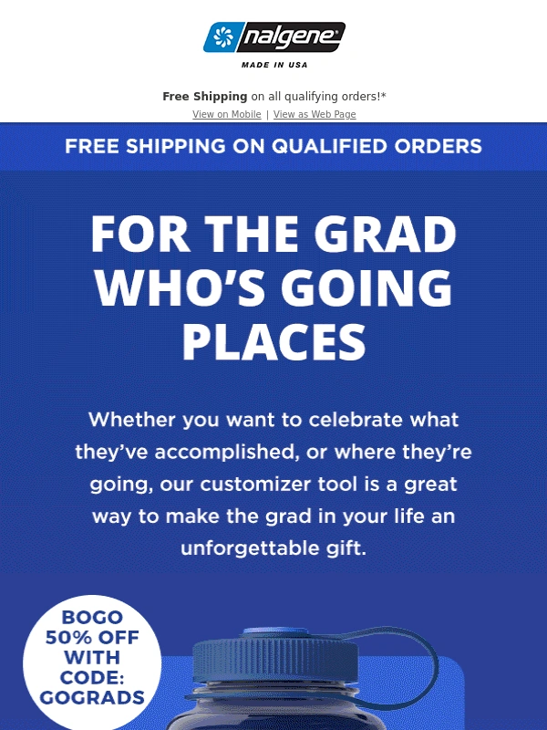 Nalgene - For The Grad Who's Going Places