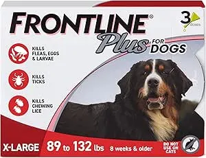 Frontline Plus Flea & Tick Treatment for Dogs