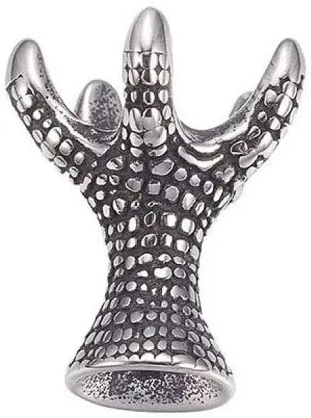 UNICRAFTALE Antique Silver Claw Bead Cones