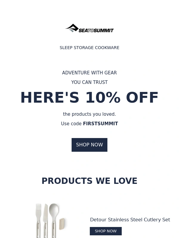 Sea To Summit - How Does 10% Off Your Favorite Gear Sound?
