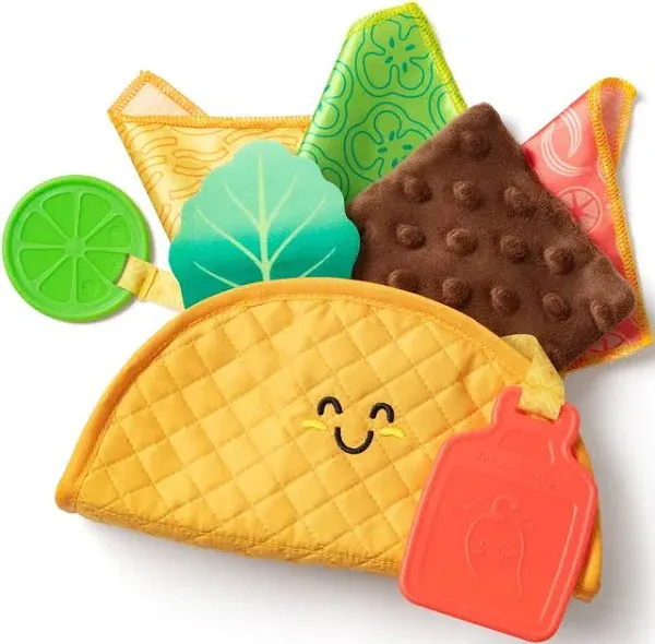 Melissa & Doug Multi-Sensory Soft Taco Fill & Spill Infant Toy