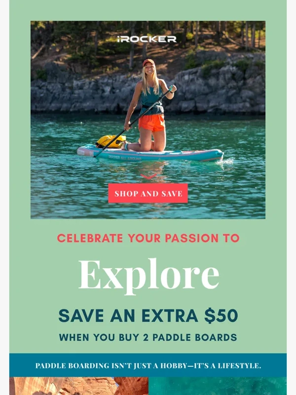 iRocker - Double the Boards,Double the Adventure – Extra $50 OFF!