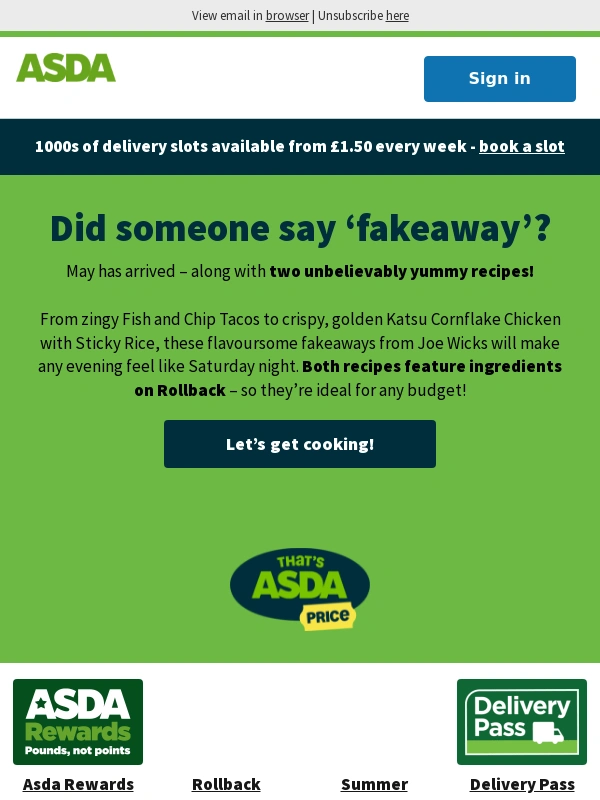 ASDA - Tasty new midweek recipes have arrived!