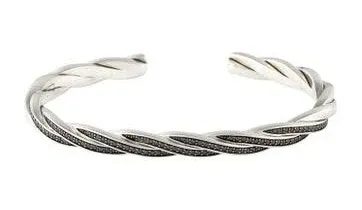 David Yurman Men's Dy Helios Cuff Bracelet in Sterling Silver